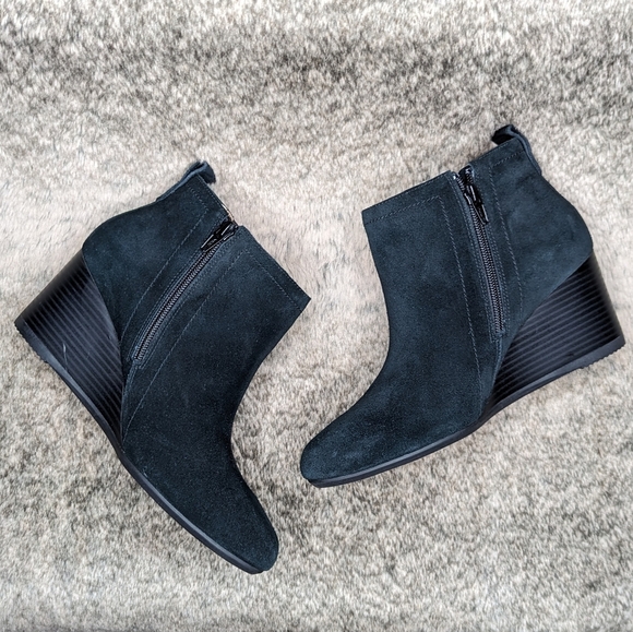 Vionic Paloma Wedge Bootie Weather Resistant Black Women's 8 - Picture 10 of 14